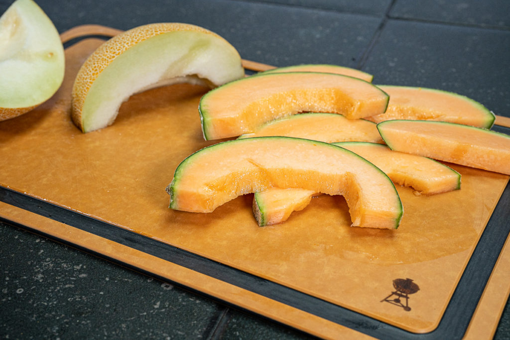 Fruchtige Filet-Melonen-Spieße aus Weber´s Gasgrillbibel - bigBBQ Fruchtige Filet-Melonen-Spieße aus Weber´s Gasgrillbibel - bigBBQ