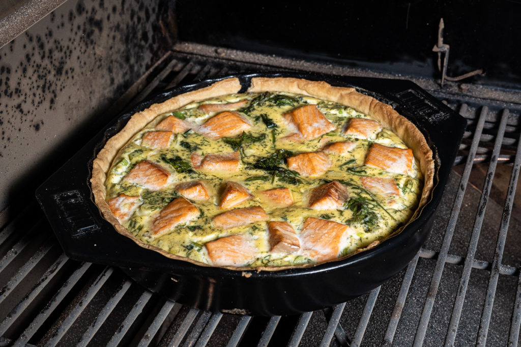 Lachs-Spinat-Quiche - bigBBQ