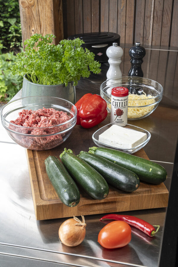 Gefüllte Zucchini vom G32 Connected - bigBBQ